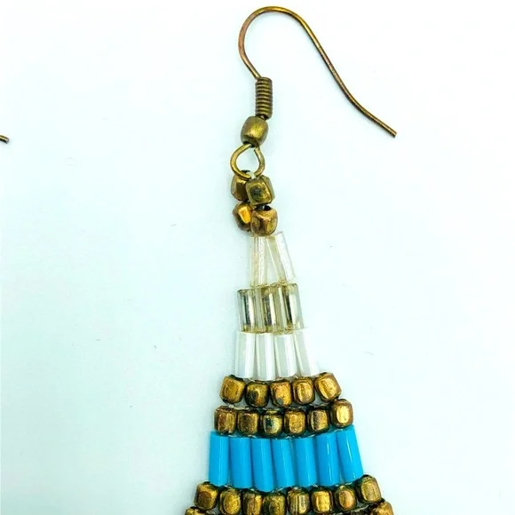 Beautiful Beaded Chandelier Earrings - Picture 6 of 8